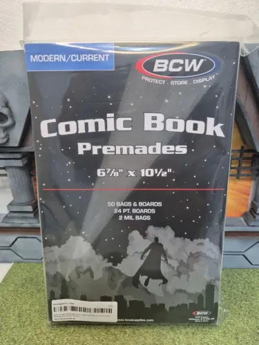 Pacote com 50 Bags & Boards (BCW) 6 7/8" x 10 1/12", Modern/Current (LACRADO)