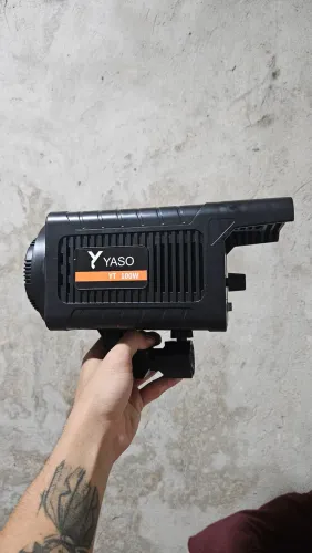 Led iluminação yaso 100w - Luz principal - mount bowens