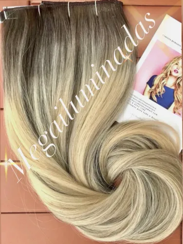 2 Telas Cabelo Russo Premium 70 cm