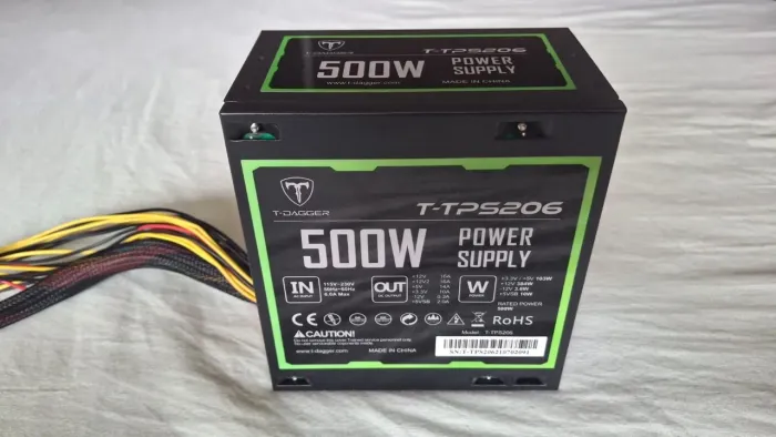 Fonte T-Dagger 500W - Potência e estabilidade para seu PC