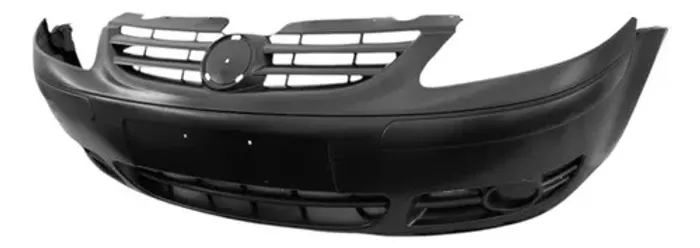 Parachoque Dianteiro Volkswagen Fox 2003 A 2008 Preto Liso 