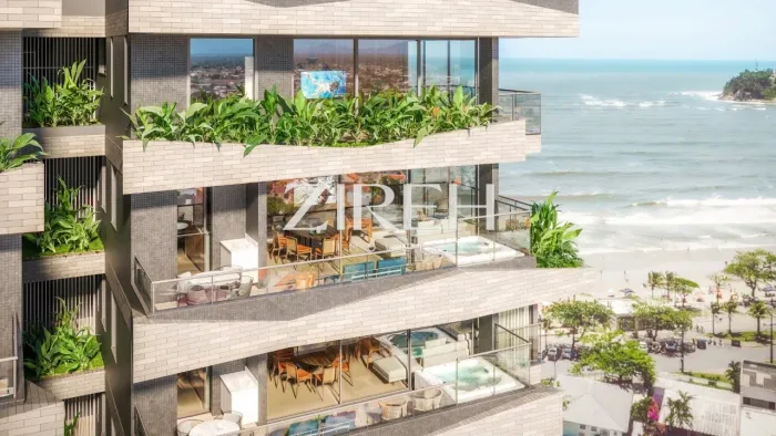 APARTAMENTOS À VENDA COM 3 OU 4 SUÍTES COM VISTA PARA O MAR EM GUARATUBA