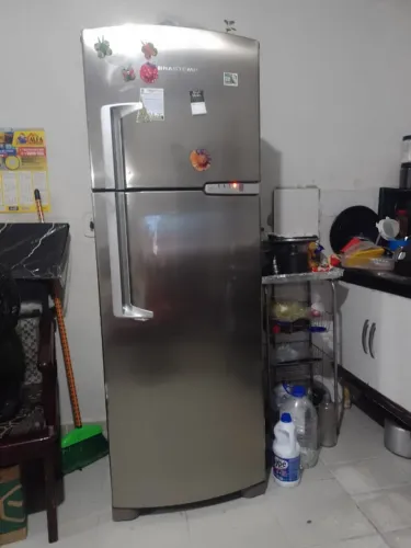 Geladeira Brastemp Frost Free Inox - Funcionando Perfeitamente
