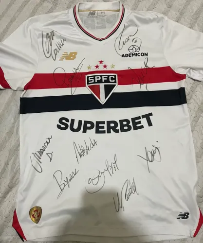 CAMISA SÃO PAULO AUTOGRAFADA