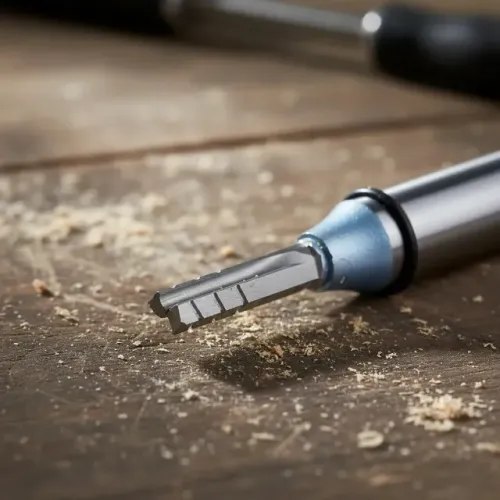 Fresa Reta 3 Cortes 6x22mm Haste 1/2'' - Cod. 06x22x1/2