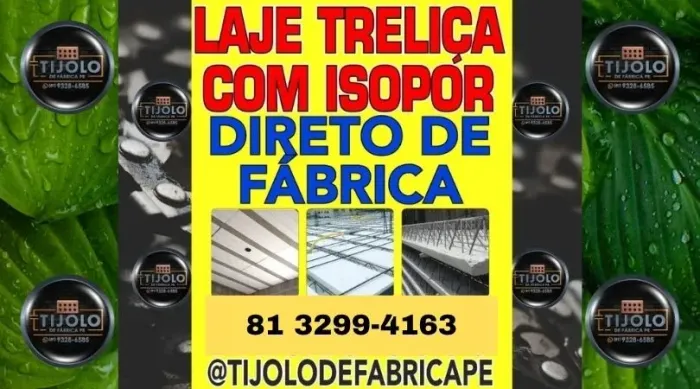 laje treliça com isopor entrega rápida 
