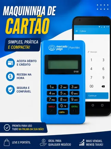 Maquininha para cartão mercado pago