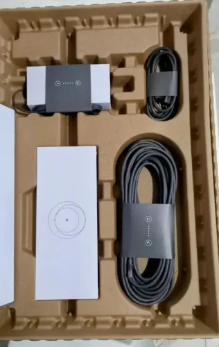 Starlink padrão com suporte para antena e roteador/fonte