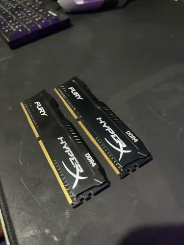Memória RAM 8gb DDR4 2x4 Hyperx