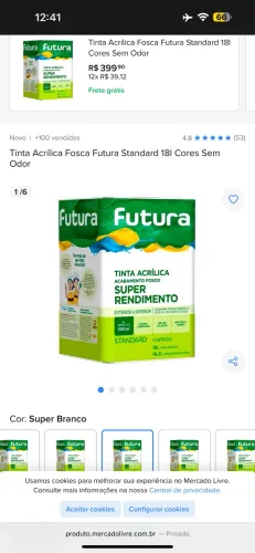 Tinta ALGODÃO EGÍPCIO 