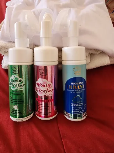 E unidades 150 ml cada mousse micelar limpeza facial