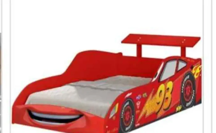 Cama Hotwheels já desmontada