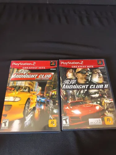 Combo Jogos Midnight Club PS2 