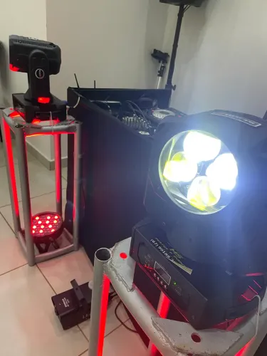 Som, iluminação, dj, palco aluguel de som para sua festa