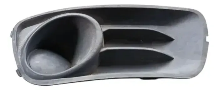Moldura Farol Milha Direita Fiat Palio Siena 2010 2015 Preto Direito