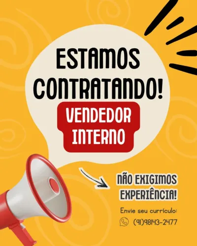 VAGAS DE EMPREGO EM BELÉM