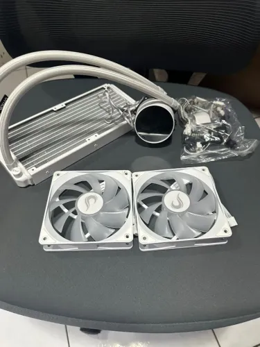 Water Cooler Rise Mode Aura Frost RGB Branco