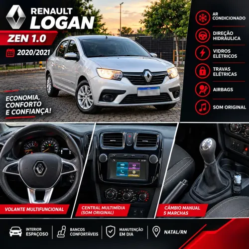 Renault Logan Zen Flex 1.0 12V 4P Mec. 2021