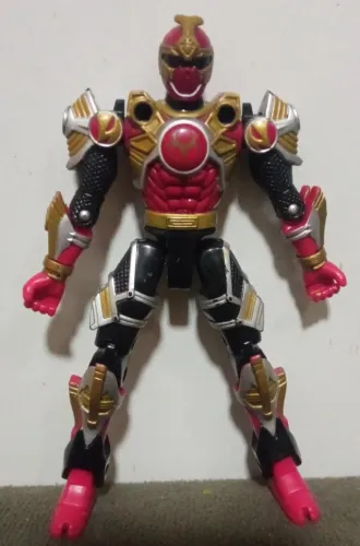 Boneco Power Rangers Tempestade Ninja Crimson Thunder Ranger 2002 Bandai China.
