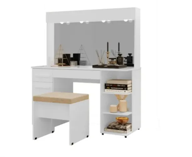 Penteadeira Camarim Anita 1,40 De Altura -(ENTREGA E MONTAGEM)