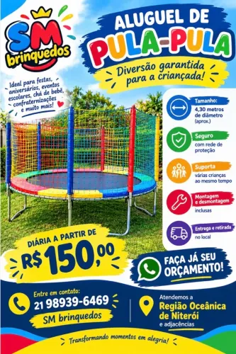 Locação de PULA-PULA e Piscina de bolinhas 