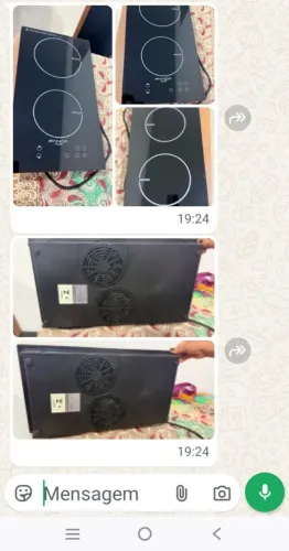 Fogão Cook eletrônico 2 boca com indução 