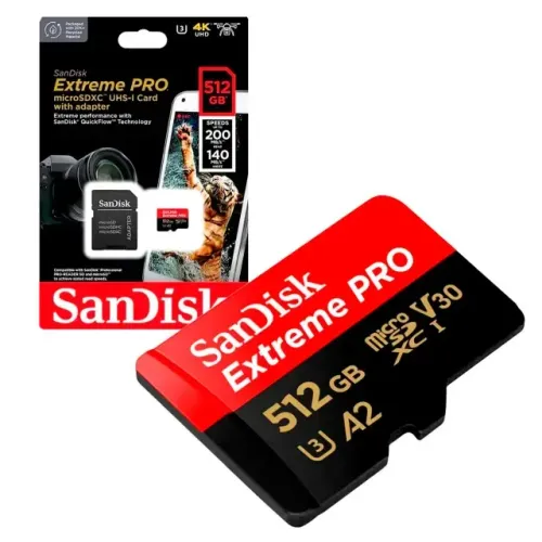CARTAO DE MEMORIA SANDISK 512G