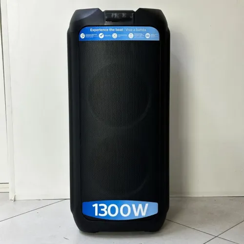 Caixa De Som Party Speaker Bluetooth Usb 1300w Tax4209/78 preto