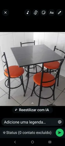 mesa 4 cadeira