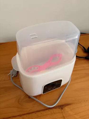 Aquecedor Esterilizador De Mamadeira De Leite P/ Bebê 4 Em1