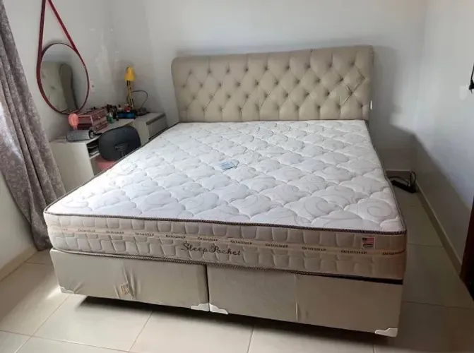 Cama King nova embalado