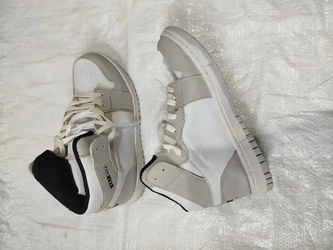 Tênis Bota Cano Longo Branco