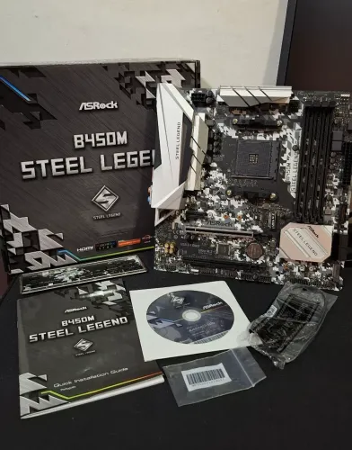Placa mãe B450M Steel Legend