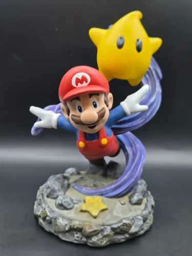 Boneco Mario Galaxy Colecionaveis Nintendo 
