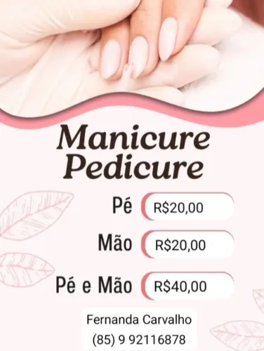 Manicure e Pedicure a domicílio