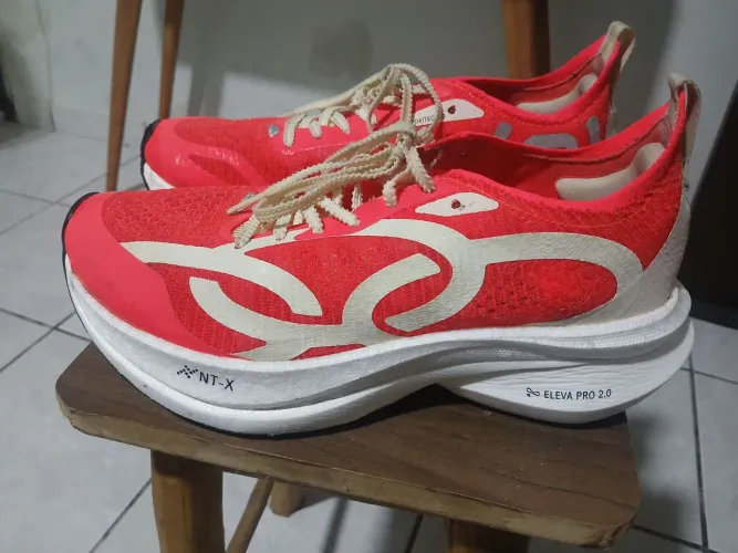 Tênis Olympikus Corre Grafeno 3 - Vermelho+Laranja N-39