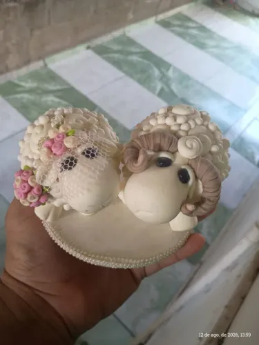 Biscuit topo de bolo de casamento