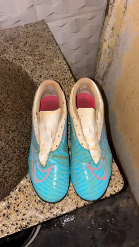 Chuteira de campo Nike phantom azul,tamanho 39