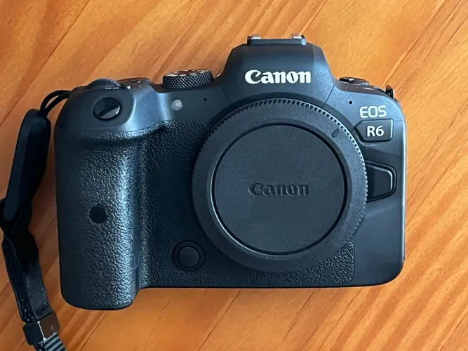 Canon EOS R6 Full Frame Mirrorless Impecável + Adaptador Original Canon EF-EOS R