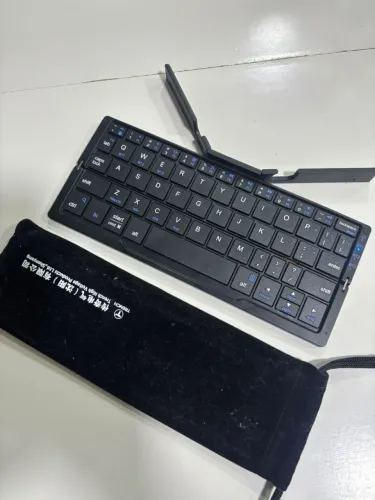 Teclado bluetooth dobrável