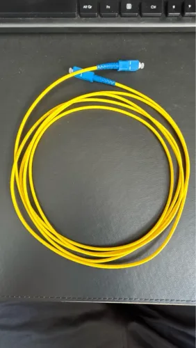 Cabo de fibra Ótica 3metros novo nunca usado
