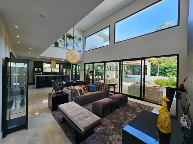 Casa de Condomínio, à venda, em Jundiaí - Portal do Paraíso II - AU: 371,00m² - 3 suítes, 