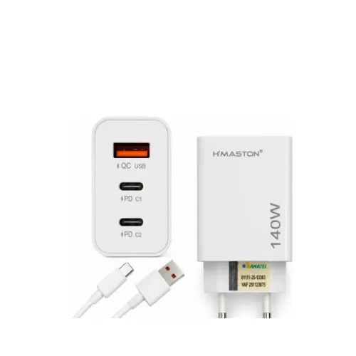 KIT Carregador para celular turbo 140 W - LOJA LOXEE STORE