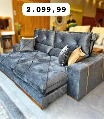 SOFÁ RETRÁTIL E RECLINÁVEL GRAN BELLO 2.50