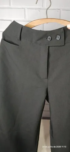 Calça Social Preta Feminina Tamanho: 48