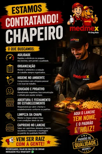 Diária de chapeiro pitdog 