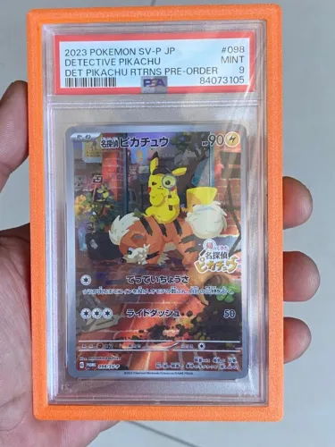 Carta Pokemon Detetive Pikachu 98/SV-P - PSA 9