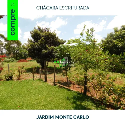 Terreno de Chácara no Jd Monte Carlo Escriturada