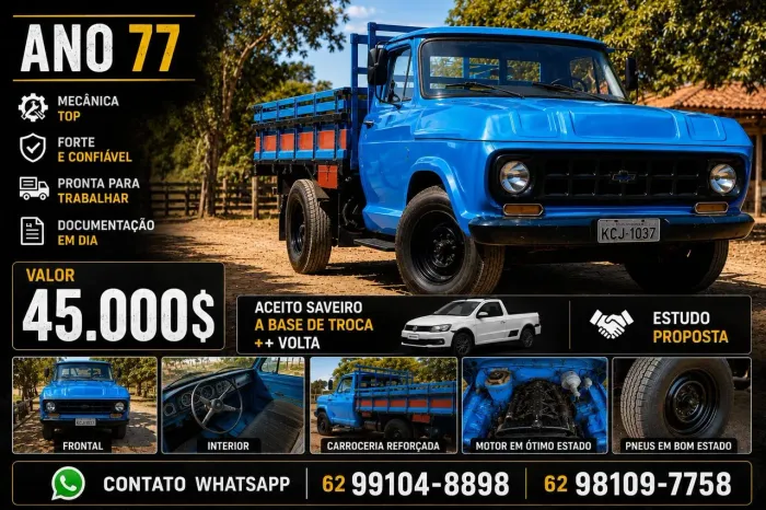 Chevrolet S10 Pick-up Luxe 2.5 CE TB Diesel 1977