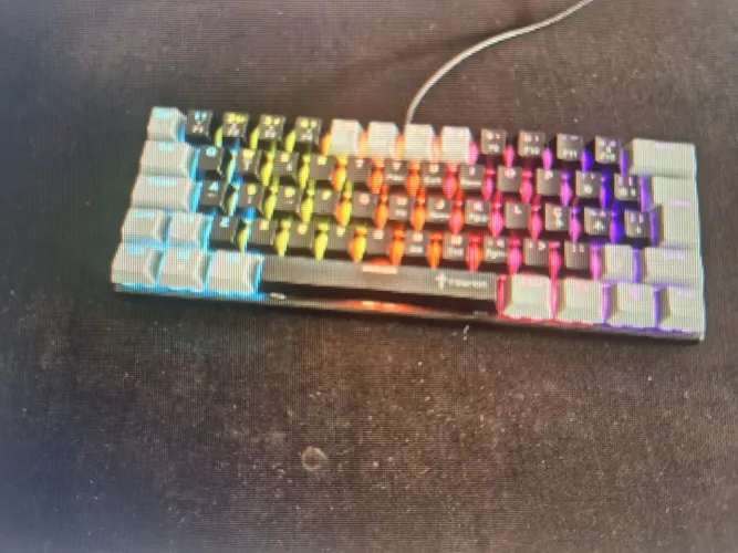 Teclado Mecânico Gamer 60% Switch Huano Brow Red Pc Computador Switch - Titorion